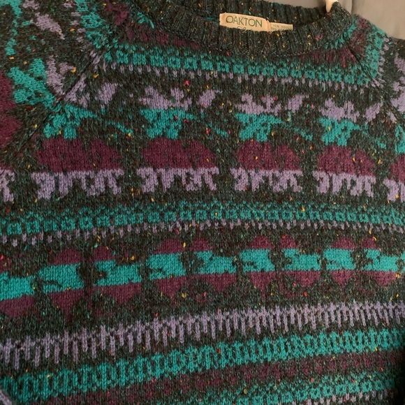 Vintage 90’s oakton wool sweater - Picture 3 of 5